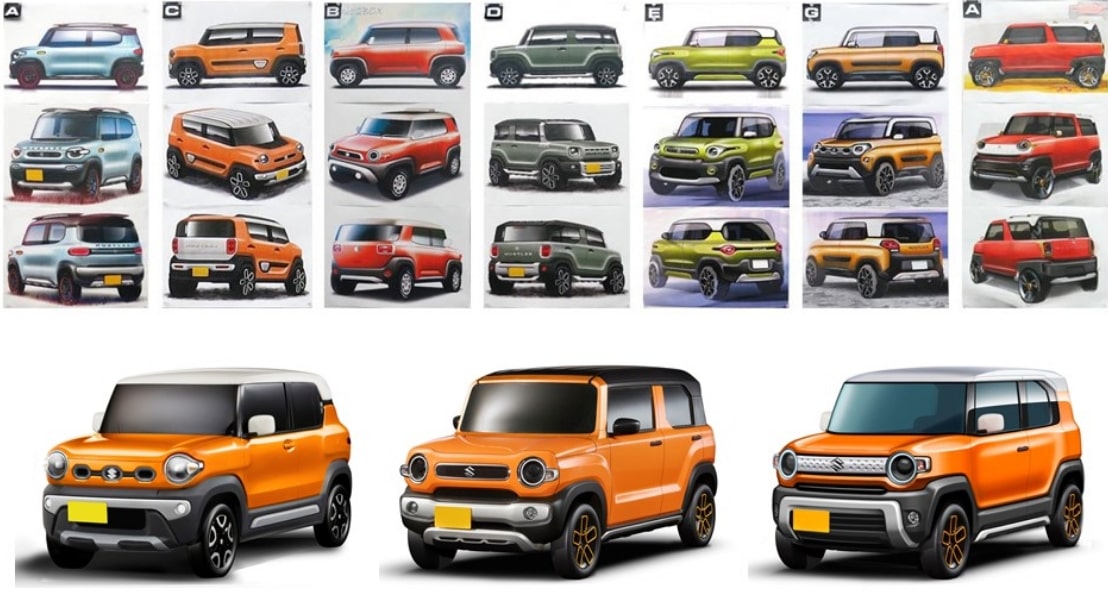 初期デザインスケッチ・エクステリア